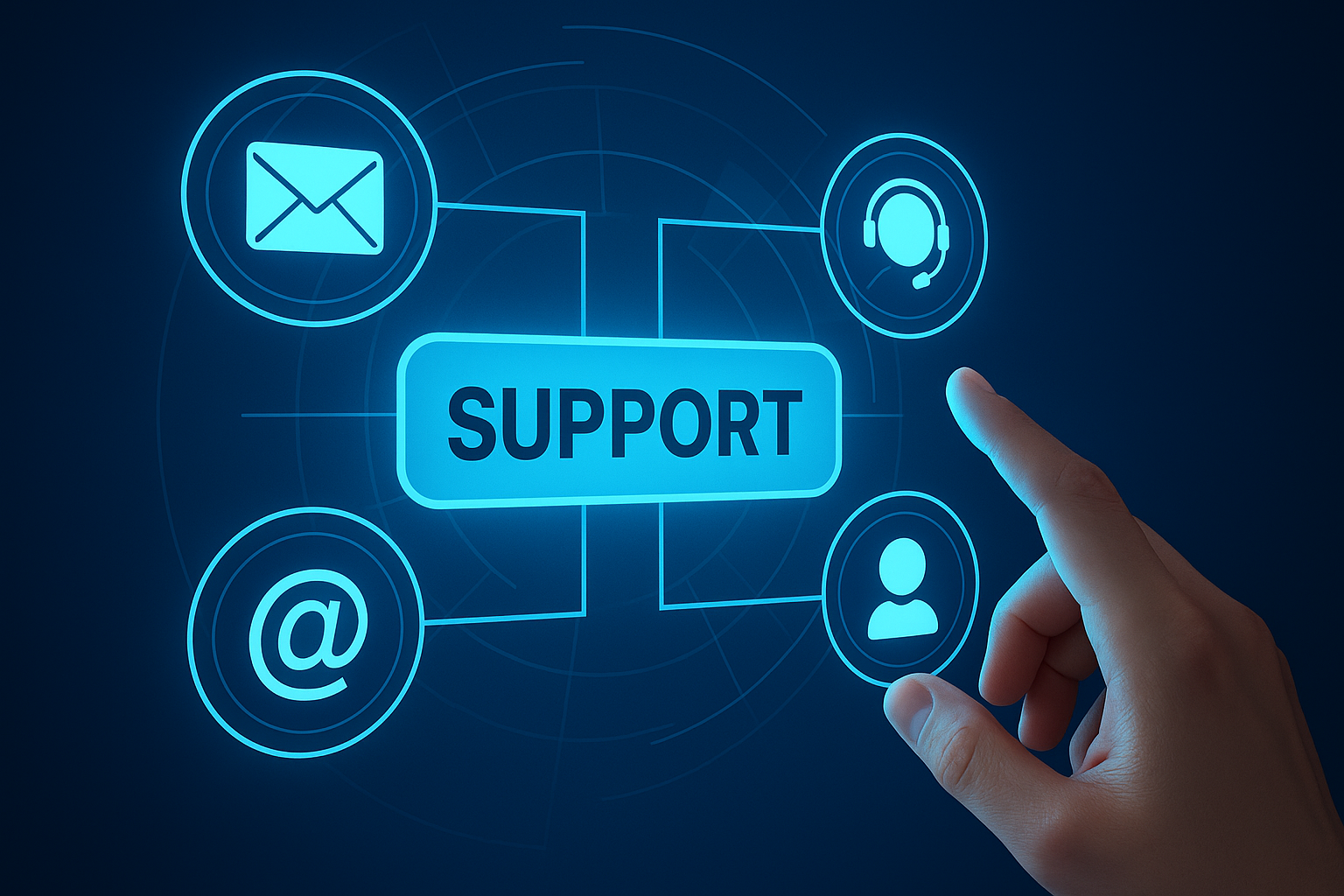 Customer support themed photo